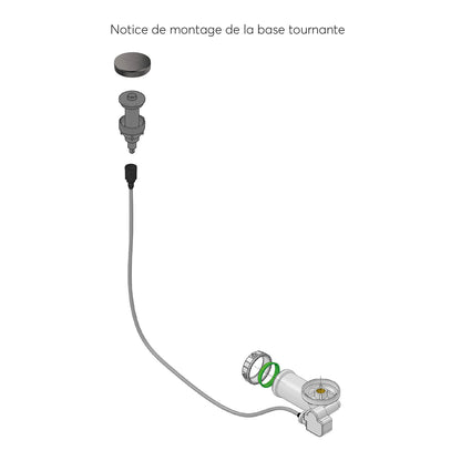 BASE TOURNANTE POUR VIDAGE AUTOMATIQUE